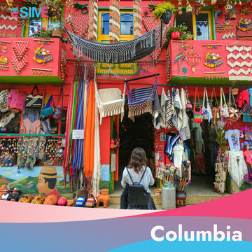Columbia eSIM: 5GB-50GB Data Plans | Fast & Reliable Coverage