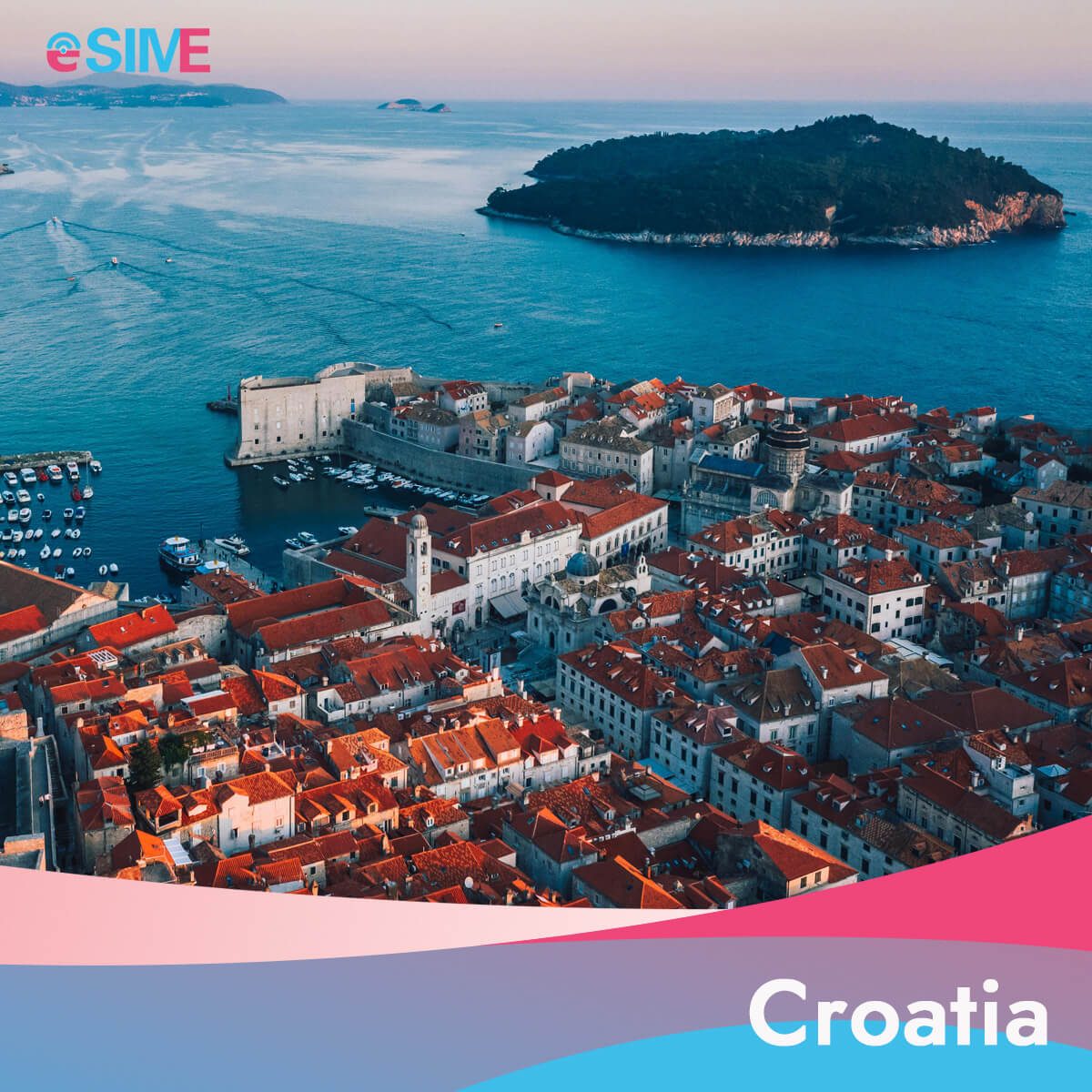 Travel eSIM with Unlimited Data for Croatia