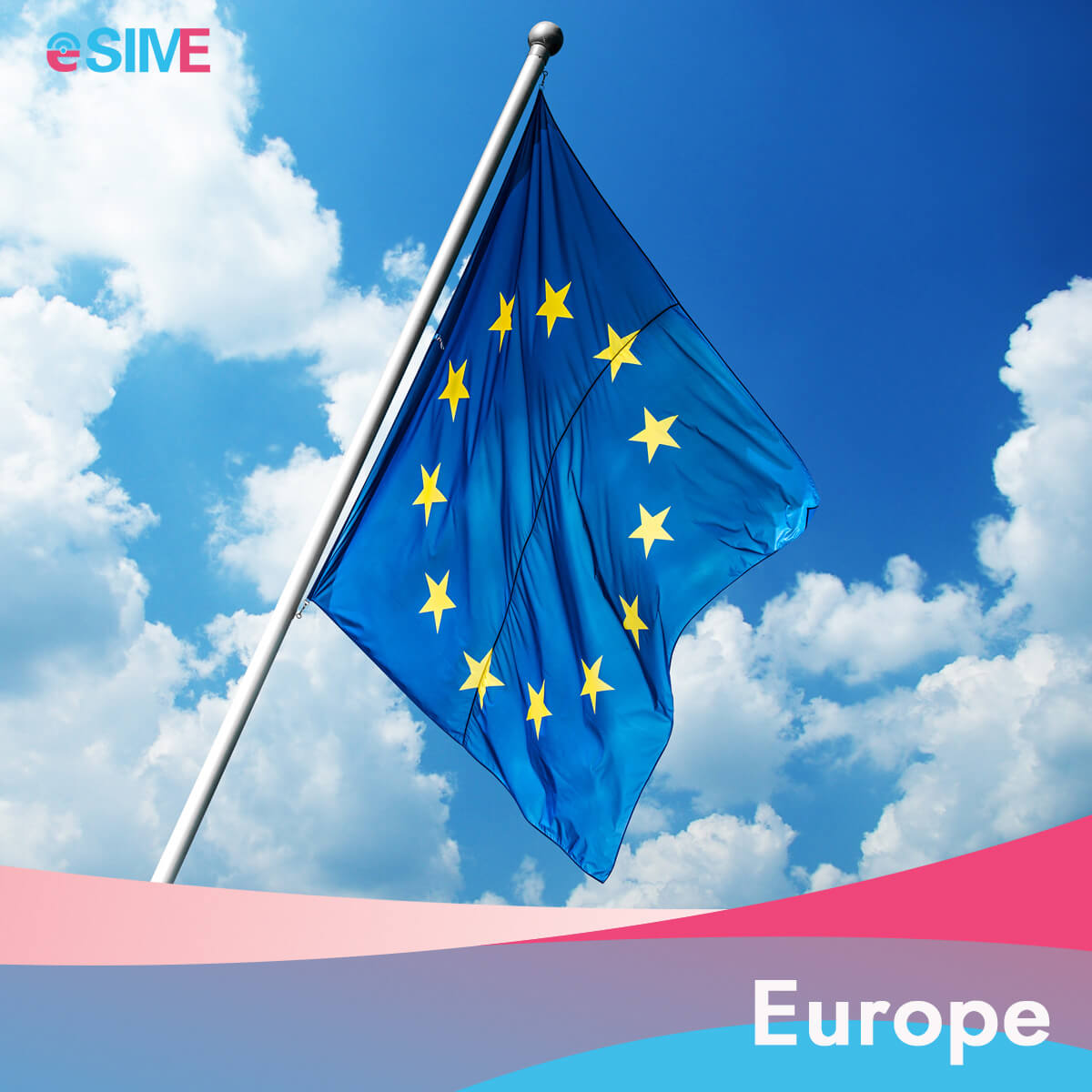 eSIM 1GB Data per Day for Travel across Europe