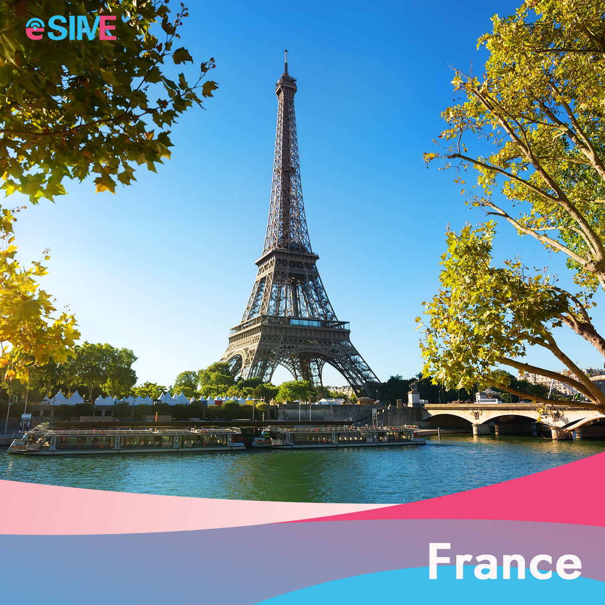 eSIM 1GB Data per Day for France Travel