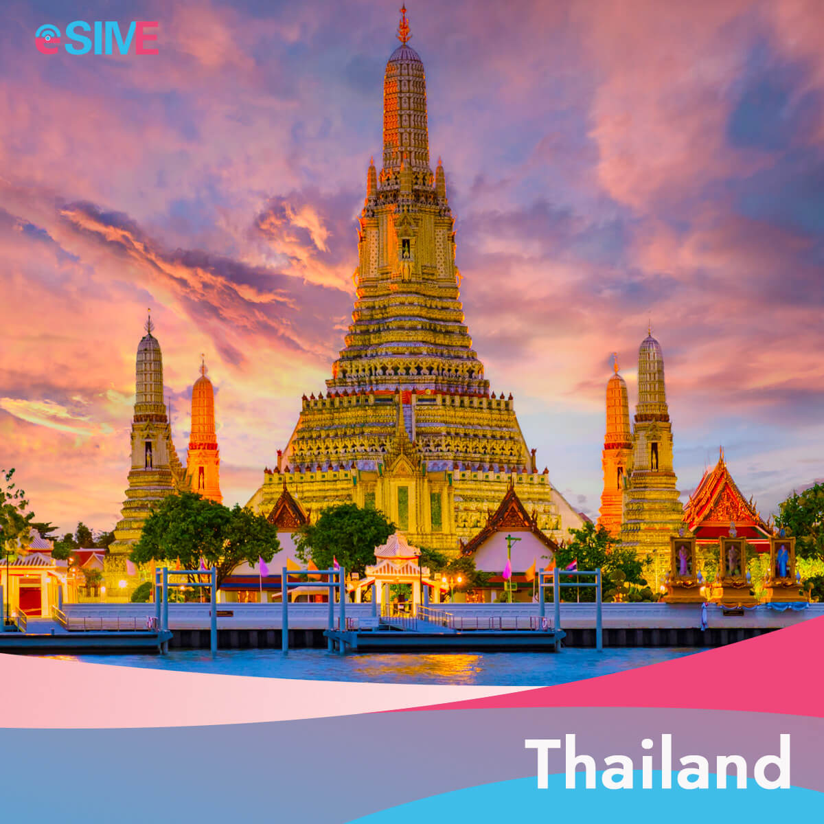 eSIM with Unlimited Data for Travel to Thailand