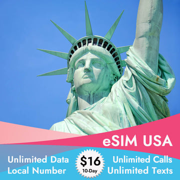 10-Day US eSIM Unlimited Data Calls & Texts