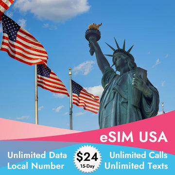 15-Day US eSIM Unlimited Data Local Calls & Texts