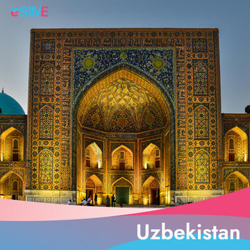 Prepaid Uzbekistan eSIM 5GB to 50GB Mobile Data