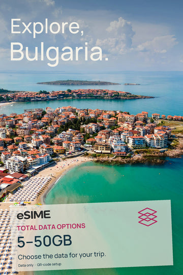 5GB/10GB/20GB/30GB/50GB Data eSIM in Bulgaria