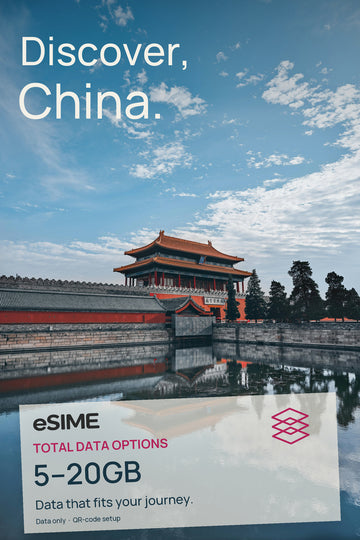 5GB/10GB/20GB/30GB/50GB Data eSIM in China