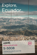 Best Ecuador eSIM Flexible Travel Data Plans (5GB-50GB)