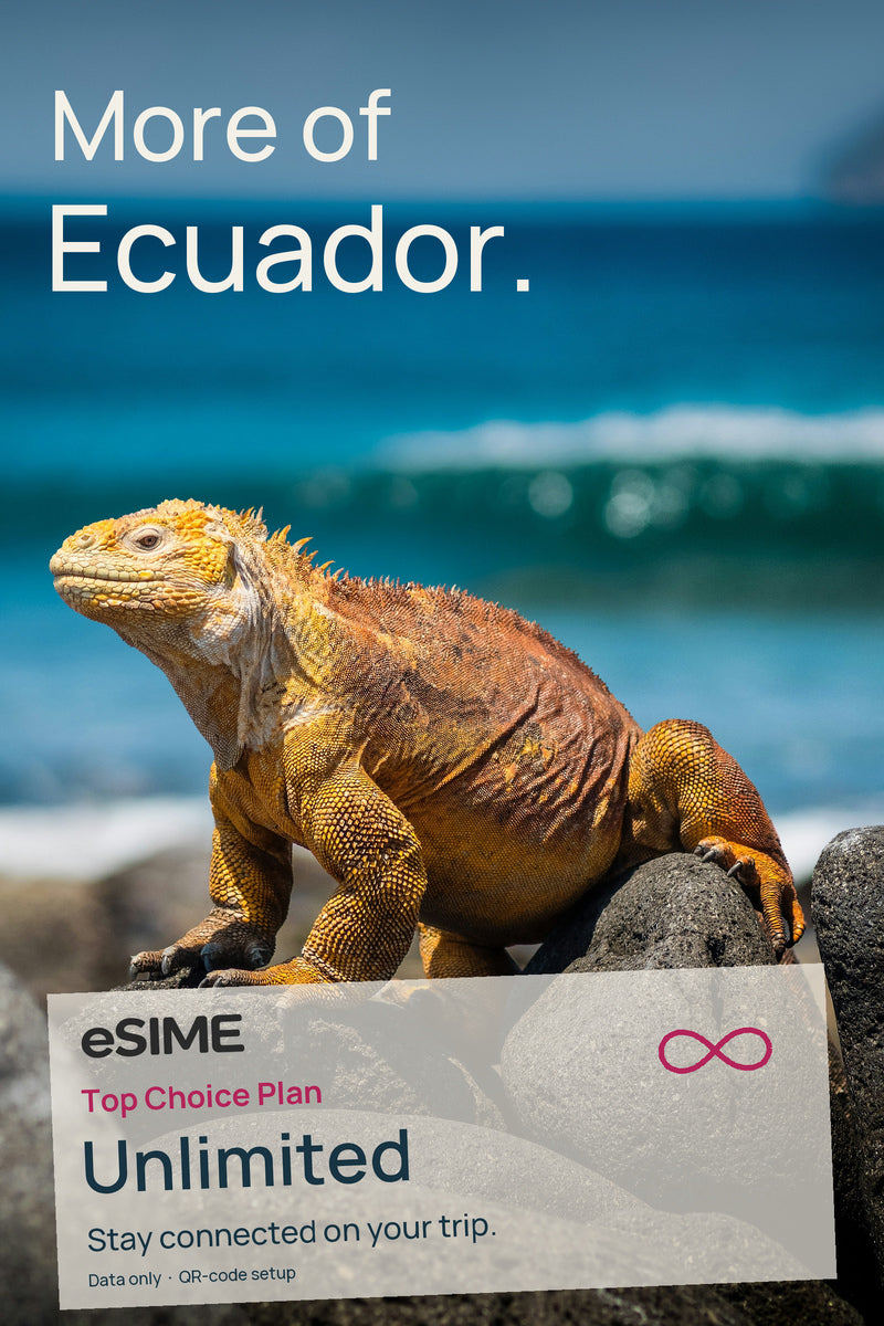 Prepaid Ecuador eSIM Unlimited Data Travel Plans
