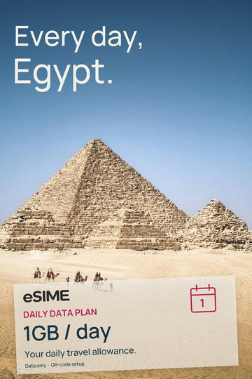 eSIM 1GB Data per Day in Egypt