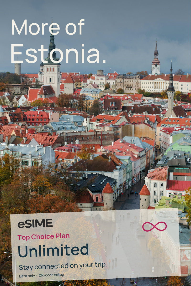 5GB/10GB/20GB/30GB/50GB Data eSIM in Estonia