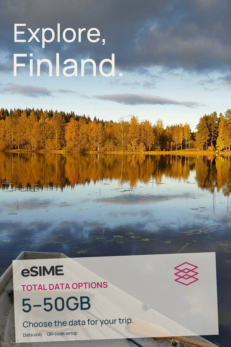 5GB/10GB/20GB/30GB/50GB Data eSIM in Finland