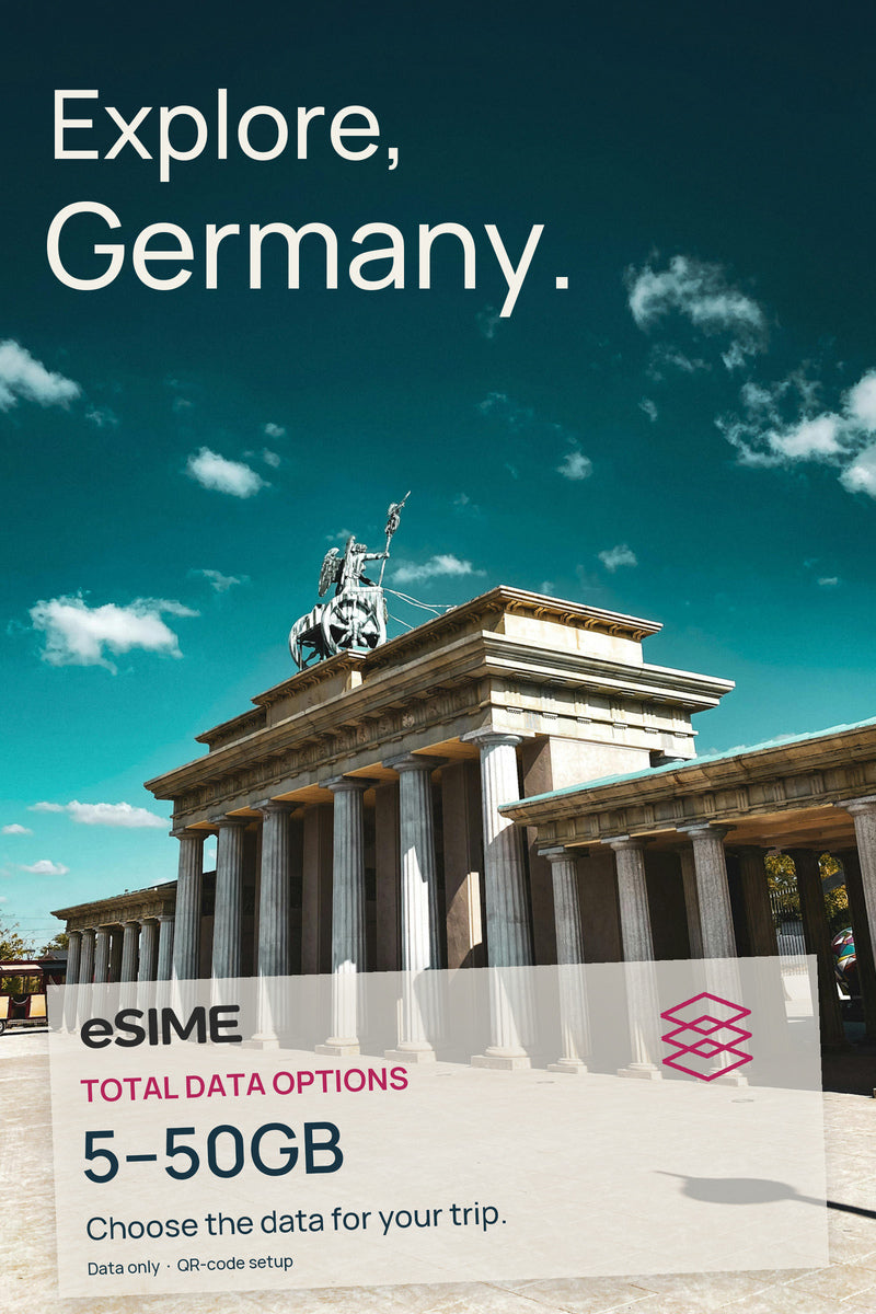 5GB/10GB/20GB/30GB/50GB Data eSIM in Germany