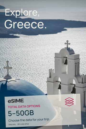 5GB/10GB/20GB/30GB/50GB Data eSIM in Greece