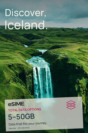 5GB/10GB/20GB/30GB/50GB Data eSIM in Iceland