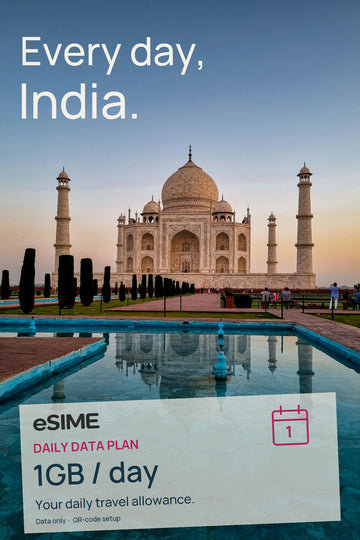 eSIM 1GB Data per Day in India