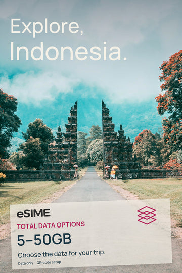5GB/10GB/20GB/30GB/50GB Data eSIM in Indonesia