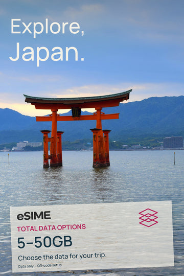 5GB/10GB/20GB/30GB/50GB Data eSIM in Japan