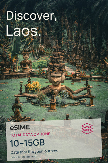 Data eSIM for Travel in Laos