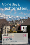 5GB/10GB/20GB/30GB/50GB Data eSIM in Liechtenstein