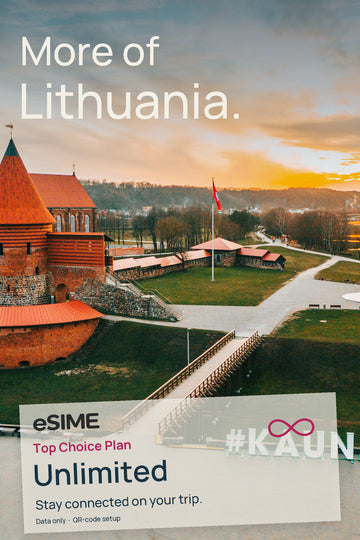 eSIM Unlimited Data in Lithuania