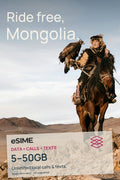 Best Mongolia eSIM Plans | Data + Unlimited Calls & SMS (3–30 Days)