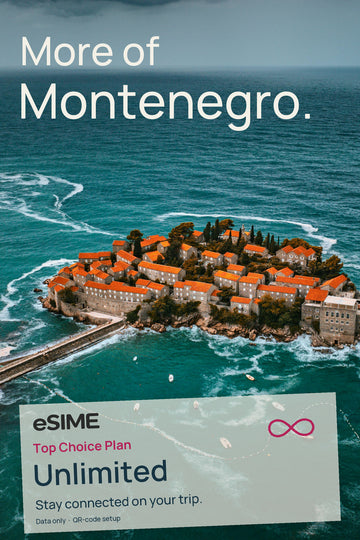 eSIM Unlimited Data in Montenegro