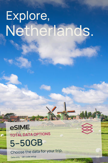 5GB/10GB/20GB/30GB/50GB Data eSIM in Netherlands