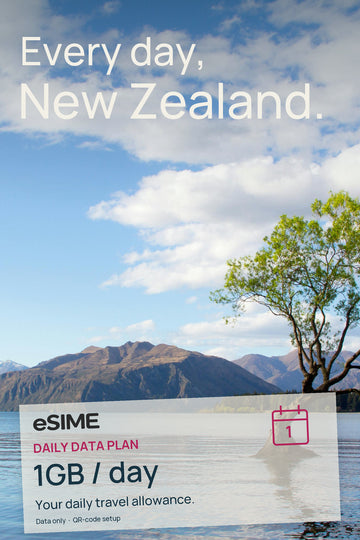 eSIM 1GB Data per Day in New Zealand