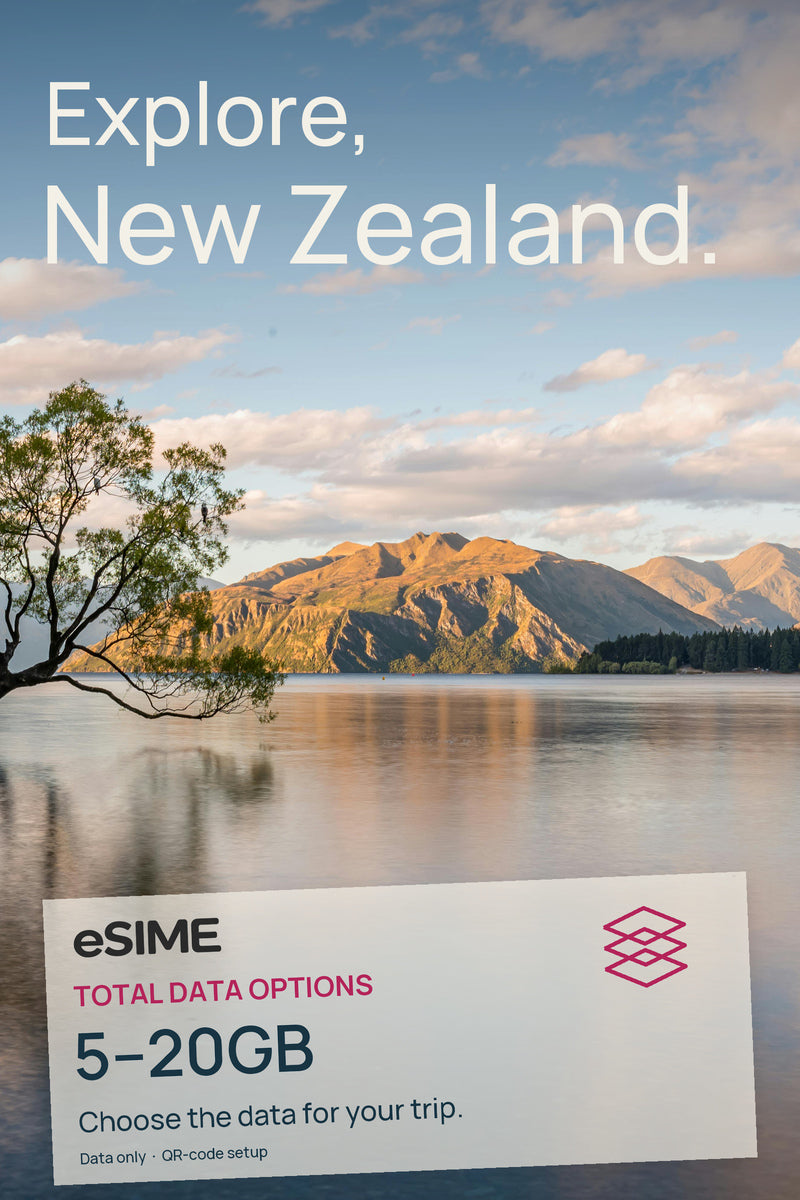 5GB/10GB/20GB Data eSIM in New Zealand