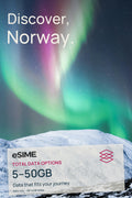 5GB/10GB/20GB/30GB/50GB Data eSIM in Norway