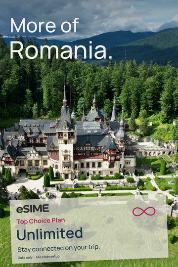 Travel eSIM for Romania with Unlimited Data