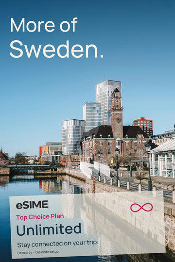 Premium Sweden eSIM: Unlimited 4G/5G Data