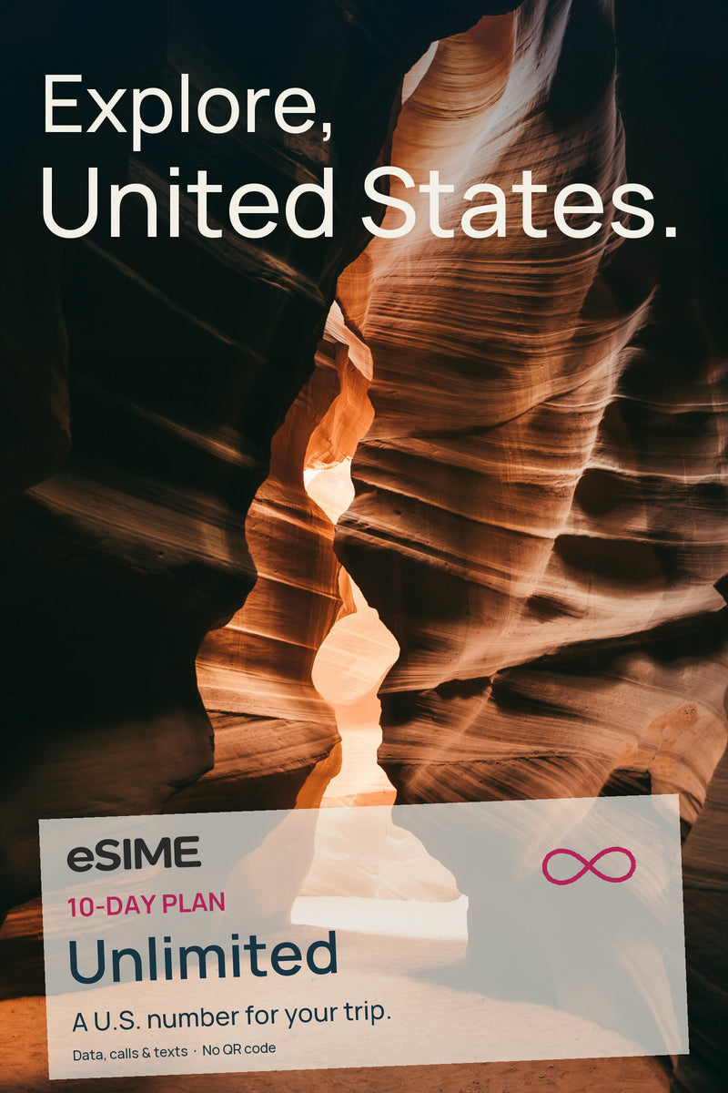 10-Day US eSIM Unlimited Data Calls & Texts