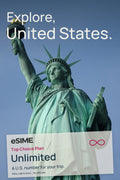 US eSIM Unlimited Data Calls & Texts