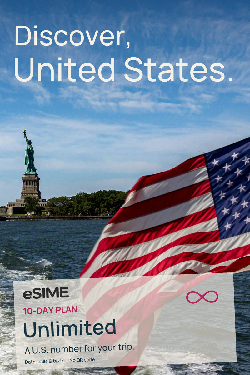 10-Day US eSIM Unlimited Data Calls & Texts