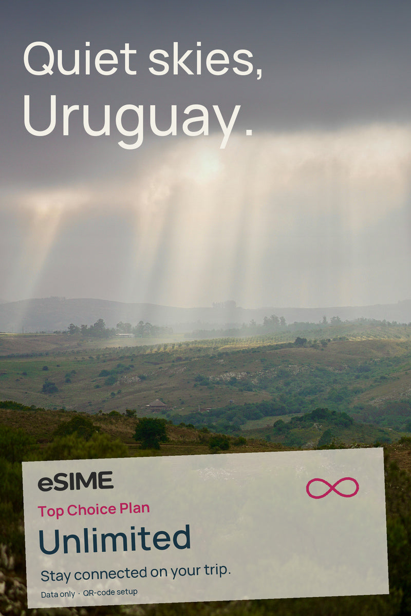 Unlimited 4G/5G Data eSIM for Uruguay