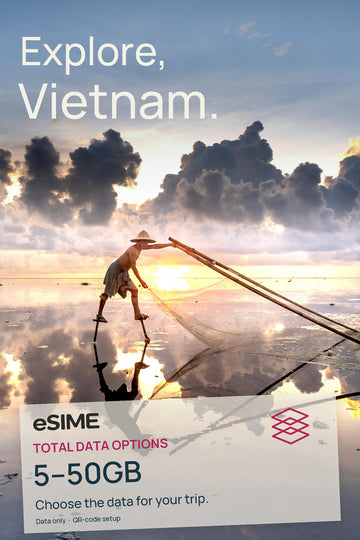 5GB/10GB/20GB/30GB/50GB Data eSIM in Vietnam